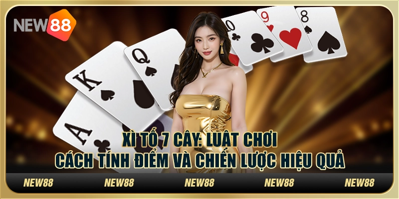 Xì tố 7 cây: Luật chơi, cách tính điểm và chiến lược hiệu quả