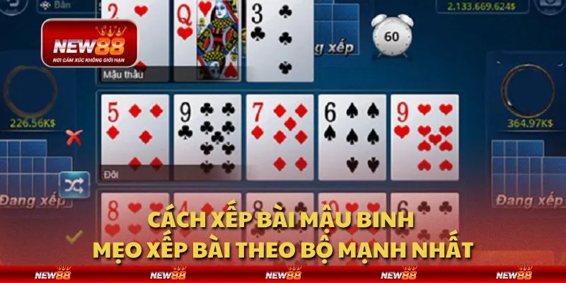 Cách xếp bài Mậu Binh - Mẹo xếp bài theo bộ mạnh nhất 1 Cách xếp bài Mậu Binh - Mẹo xếp bài theo bộ mạnh nhất